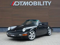 Zwart Gebruikt 1991 Porsche 911 Carrera Cabriolet | € 64.950
