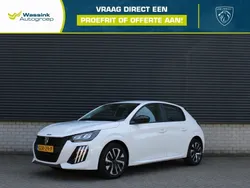 Wit Nieuw 2024 Peugeot 208 Active Hatchback | € 20.900 (Eerlijke prijs)