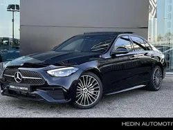 Zwart, metallic lak Nieuw 2025 Mercedes C200 AMG line Sedan | € 69.917 (Duur)