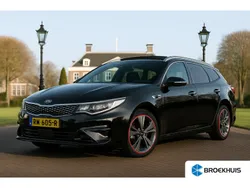 Zwart, metallic lak Gebruikt 2018 Kia Optima GT-Line Stationwagen | € 19.400 (Eerlijke prijs)