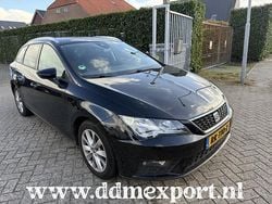 Zwart Gebruikt 2018 Seat Leon ST Business Stationwagen | € 7.900 (Super prijs)