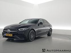 Zwart Gebruikt 2022 Mercedes C200 AMG line Sedan | € 37.900 (Super prijs)