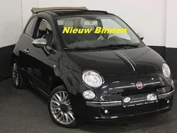 Zwart Gebruikt 2015 Fiat 500C Lounge Cabriolet | € 11.450 (Eerlijke prijs)
