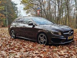 Bruin (metallic) Gebruikt 2015 Mercedes CLA250 Shooting Brake AMG line Stationwagen | € 16.995 (Eerlijke prijs)