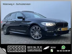 Zwart, metallic lak Gebruikt 2018 BMW 520 Executive Stationwagen | € 28.700 (Iets duurder)