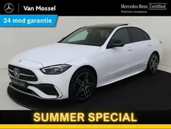 Wit Gebruikt 2024 Mercedes C300 AMG line Sedan | € 55.945 (Eerlijke prijs)