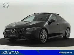 Donker kosmoszwart metaalkleur metallic Nieuw 2024 Mercedes CLA180 AMG line Plus Sedan | € 56.310