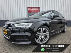 Zwart, metallic lak Gebruikt 2017 Audi A3 S-Line Sedan | € 17.995 (Iets duurder)