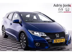 Blauw, metallic lak Gebruikt 2017 Honda Civic Lifestyle Stationwagen | € 16.939 (Eerlijke prijs)