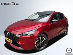 Rood, metallic lak Gebruikt 2023 Mazda 2 Homura-Aka Hatchback | € 23.845 (Iets duurder)