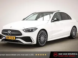 Wit Gebruikt 2021 Mercedes C200 AMG line Sedan | € 41.900 (Eerlijke prijs)