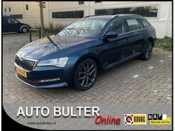 Blauw, metallic lak Gebruikt 2021 Skoda Superb Business Line Stationwagen | € 18.950 (Super prijs)