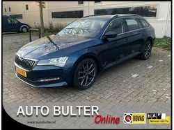 Blauw, metallic lak Gebruikt 2021 Skoda Superb Business Line Stationwagen | € 20.600 (Goede deal)