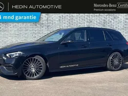 Zwart, metallic lak Gebruikt 2024 Mercedes C180 AMG line Stationwagen | € 52.900 (Duur)