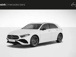 Wit Nieuw 2025 Mercedes A180 AMG line Hatchback | € 44.470 (Iets duurder)