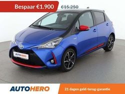 Blauw Gebruikt 2017 Toyota Yaris Hybrid Style Hatchback | € 13.549 (Super prijs)
