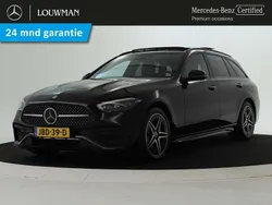Zwart Gebruikt 2024 Mercedes C300e AMG Stationwagen | € 49.945 (Eerlijke prijs)
