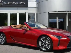 Rood, metallic lak Gebruikt 2021 Lexus LC 500 CARBON Cabriolet | € 112.900