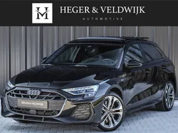 Zwart Nieuw 2025 Audi A3 Sportback e-tron Competition Sedan | € 53.900