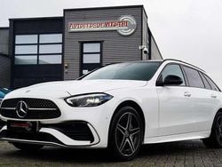 Wit Gebruikt 2023 Mercedes C300e AMG line Stationwagen | € 37.995 (Super prijs)