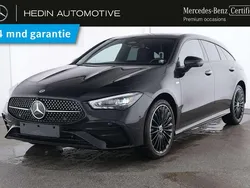 Zwart Gebruikt 2025 Mercedes CLA250e Shooting Brake AMG line Stationwagen | € 49.900 (Duur)