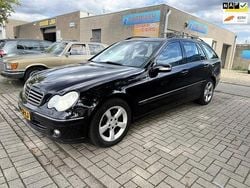 Zwart Gebruikt 2006 Mercedes C230 Avantgarde Stationwagen | € 3.250 (Eerlijke prijs)