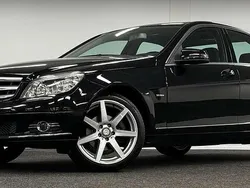 Zwart Gebruikt 2009 Mercedes C180 Sedan | € 9.995 (Eerlijke prijs)
