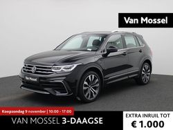 Zwart Gebruikt 2022 VW Tiguan R-line SUV | € 35.400 (Eerlijke prijs)