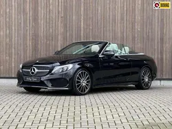 Zwart, metallic lak Gebruikt 2017 Mercedes C250 AMG Cabriolet | € 32.900 (Duur)