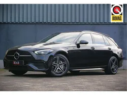 Zwart, metallic lak Gebruikt 2024 Mercedes C300 AMG line Stationwagen | € 53.849 (Super prijs)