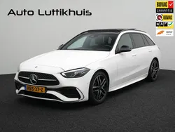 Wit Gebruikt 2021 Mercedes C200 AMG line Stationwagen | € 38.950 (Eerlijke prijs)