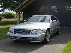 Zilver, metallic lak Gebruikt 2001 Mercedes SL320 Edition 1 Cabriolet | € 42.229