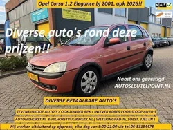 Rood Gebruikt 2001 Opel Corsa Elegance Hatchback | € 999 (Eerlijke prijs)