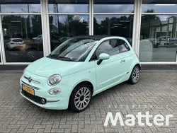 Groen Gebruikt 2018 Fiat 500C Lounge Cabriolet | € 12.995 (Eerlijke prijs)