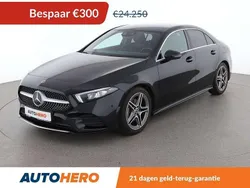 Zwart Gebruikt 2019 Mercedes A180 AMG line Sedan | € 24.149 (Eerlijke prijs)