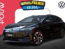 Zwart Nieuw 2025 VW ID.7 Pro Stationwagen | € 49.950 (Super prijs)