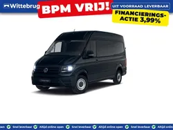 Zwart Nieuw 2024 VW Crafter Trendline Van | € 41.840 (Eerlijke prijs)
