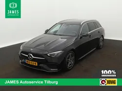 Zwart Gebruikt 2021 Mercedes C200 AMG line Stationwagen | € 38.840