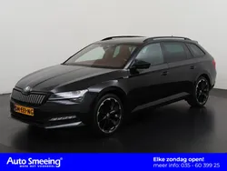Zwart Gebruikt 2021 Skoda Superb SportLine Stationwagen | € 28.945 (Eerlijke prijs)