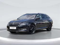 Zwart Gebruikt 2015 Skoda Superb Business Line Stationwagen | € 10.700