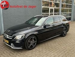 Zwart (metallic) Gebruikt 2018 Mercedes C180 Sport Edition Stationwagen | € 19.999 (Goede deal)