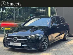 Zwart Nieuw 2025 Mercedes C180 AMG line Stationwagen | € 70.939