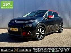 Zwart Gebruikt 2017 Citroën C3 PureTech Hatchback | € 11.995 (Eerlijke prijs)