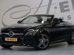 Zwart, metallic lak Gebruikt 2016 Mercedes C180 Cabriolet | € 27.750 (Eerlijke prijs)
