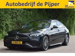 Zwart Gebruikt 2023 Mercedes C200 AMG line Sedan | € 56.950