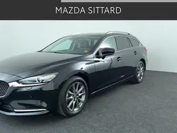 Jet black mica (donker zwart) Gebruikt 2024 Mazda 6 Sportive Stationwagen | € 43.945 (Duur)