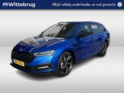 Blauw Gebruikt 2022 Skoda Octavia SportLine Stationwagen | € 28.450 (Eerlijke prijs)
