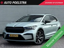 Grijs Gebruikt 2021 Skoda Enyaq iV SportLine SUV | € 29.900 (Eerlijke prijs)