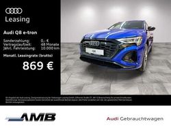 Blauw Gebruikt 2023 Audi Q8 e-tron S-Line SUV | € 51.439