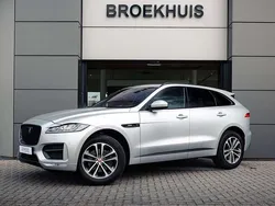 Indus silver (grijs metallic)zwart Gebruikt 2020 Jaguar F-Pace R-Sport SUV | € 39.800 (Goede deal)
